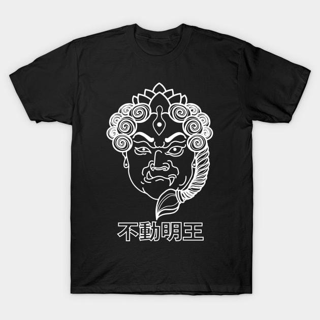 Fudo Myoo Acala Outline T-Shirt by Thrylos Store